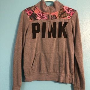 Pink half zip